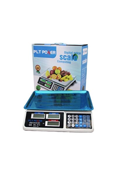 PLT Power ACS-809T Dijital Fiyat Hesaplamalı Terazi 40 KG - 2G Hassas Pazarcı...