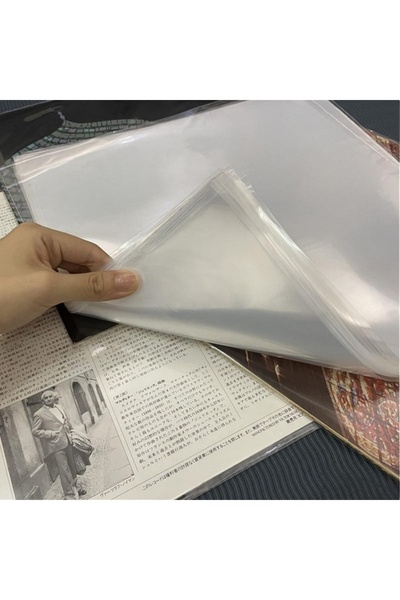 Choice1 75-PACK Clear Vinyl Record Outer Sleeve 12 Inch,Durable Album Cover,C...