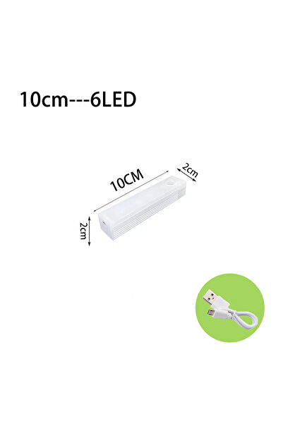 Choice3 ضوء LED أبيض دافئ بطول 10 سم مع مستشعر حركة، إضاءة ليلية لاسلكية قابل...