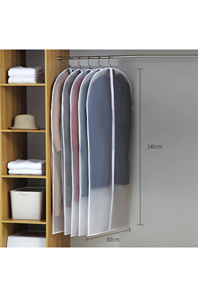 Choice16 3PCS 60x140cm Clothes Hanging Dust Cover Wedding Dress Cover Suit Co...