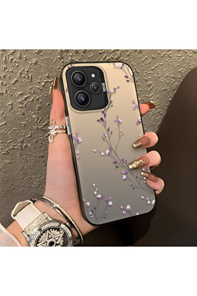SLIMFELT Redmi 12 4G/5G Uyumlu Güzel Çiçek Baskılı, Sade ve Şık, Şok Emici Si...