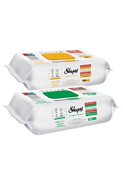 Sleepy Set servetele umede antibacteriene Easy Clean multisuprafete, 100 Buc,...