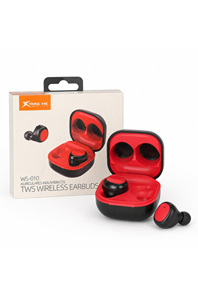 XTRIKE ME Casti Wireless, WS-010, Negru/Rosu