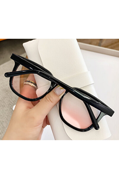 choice2 C3 Women Blush Gradient Anti Blue Light Glasses Fashion Round Decorat...