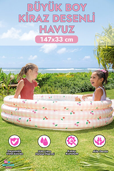 Brother Toys Intex Kiraz Desenli Havuz 147x33 Cm