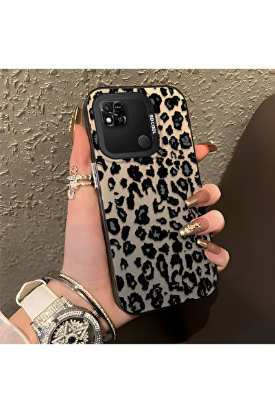 ARTISHELL Redmi 9C/10A Uyumlu Hafif lüks leopar desenli, şık ve dayanıklı tel...