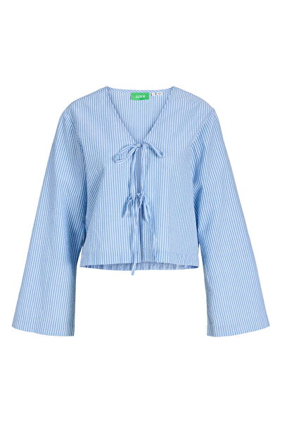 Jack & Jones Bluză de damă cu decolteu în V și croială lejeră - Windy