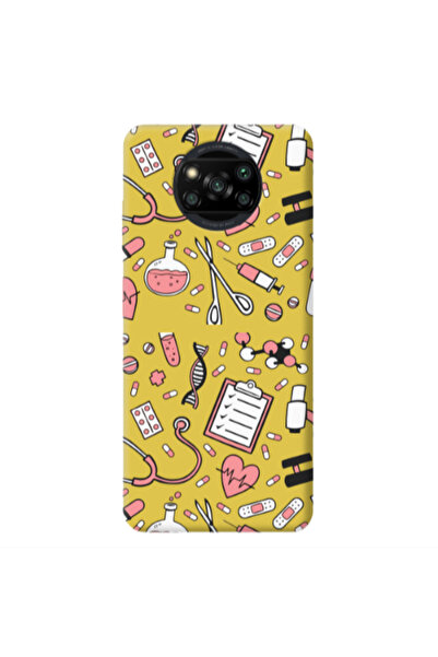 Other Xiaomi Poco X3 /X3 Pro Laboratory Yellow Colored Silicone TPU Θήκη