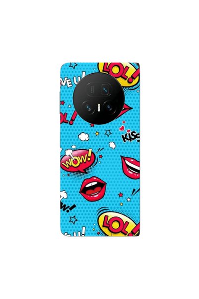 Other Honor Magic V5 Sticker Lol desing Transparent Silicone TPU Θήκη