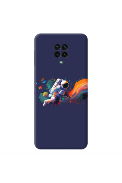 Other Xiaomi Redmi Note 9 Pro Rainbow Space Dark blue Colored Silicone TPU Θήκη