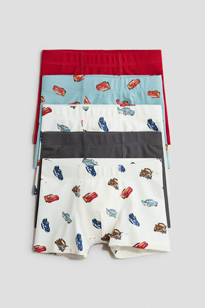 H&M 5'li Pamuklu Boxer Şort