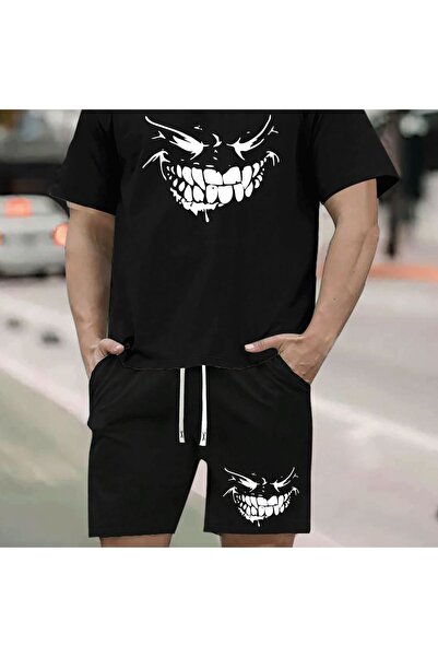 ZEMLİYA Sara Unisex Oversize Shorts Set Short Sleeve T-Shirt Comfortable Fit ...