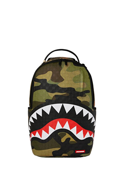 Sprayground ®   Σακίδιο Πλάτης Καμουφλάζ Δάσους με Καρό Σχέδιο B7654 - Καμουφλάζ