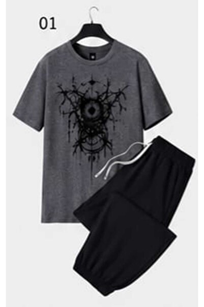 valeriae Unisex Oversize Σετ με Σορτς και Κοντομάνικο T-shirt, Άνετη Εφαρμογή...