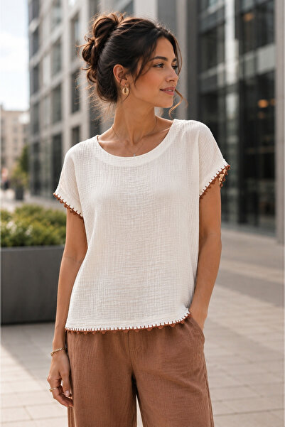 Attolya Muslin Blouse Is 100% Cotton, High Quality Cotton, Turkish Cotton, Mu...