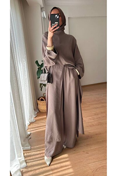 MODA S&S BZLİNE Bağlama aksesuarlı kimono tasarım takım