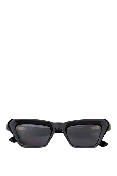 UNIQUE DESIGN MILANO Lucky Frog Black Acetate Women's Sunglasses