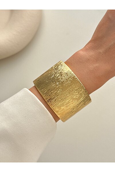 YOUES JEWELRY Steel Gold Women's Cuffs