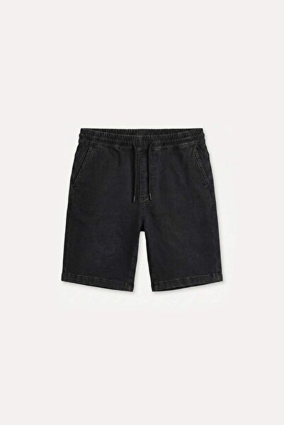 DeFacto Regular Fit Anthracite Jean Bermuda Shorts I3212Ax26Sm