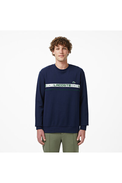 Lacoste Erkek Lacivert Sweatshirt
