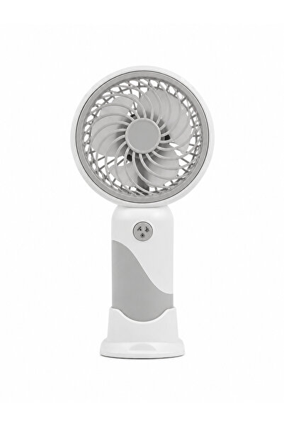 fcx Mini Fan Telefon Standlı 3 Kademeli USB Şarjlı Taşınabilir El Vantilatörü