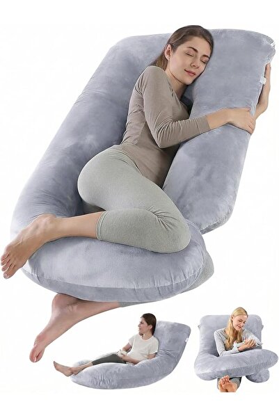 molody U-Shaped Full Body Pregnancy Pillow - Comfortable Maternity Pillow wit...