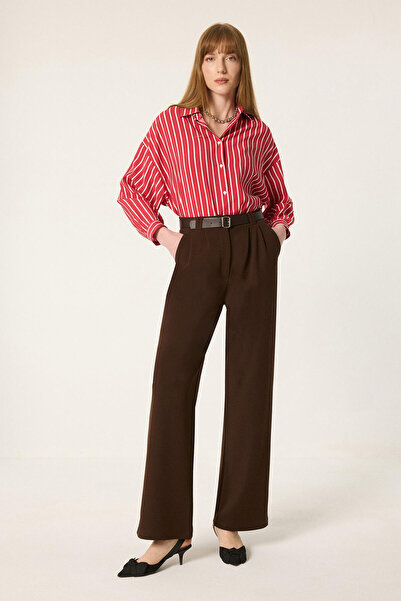 Touché Privé Belted Crepe Pants