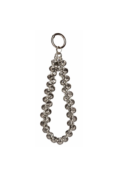 lemontti Snur de mana pentru telefon Crystal Aurora, 30cm, Gri