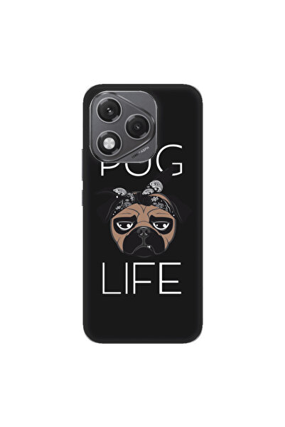 Other Honor 400 Lite Pug Life Black Colored Silicone TPU Θήκη