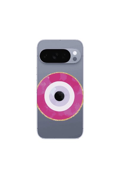 Other Google Pixel 10 Pro Evil eye bead 2 Transparent Silicone TPU Θήκη
