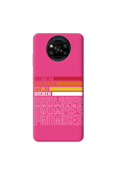 Other Xiaomi Poco X3 /X3 Pro Dont Get Emotional Fuchsia Colored Silicone TPU ...