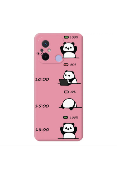 Other Xiaomi Redmi 12C My situation at work Pink Colored Silicone TPU Θήκη