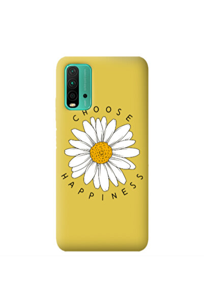 Other Xiaomi Poco M3 Chose Happines Yellow Colored Silicone TPU Θήκη