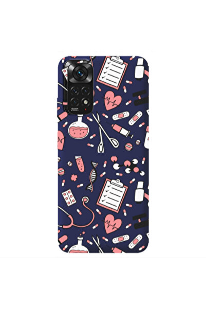 Other Xiaomi Redmi Note 11 4G Laboratory Dark blue Colored Silicone TPU Θήκη