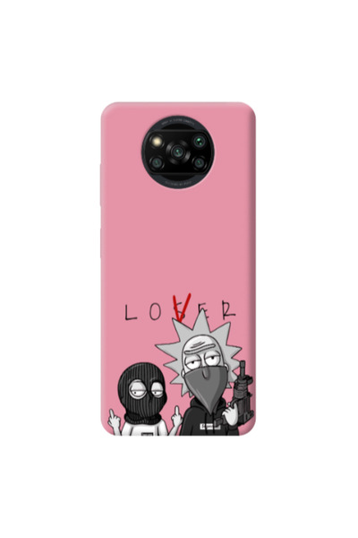 Other Xiaomi Poco X3 /X3 Pro Rick Loser Pink Colored Silicone TPU Θήκη