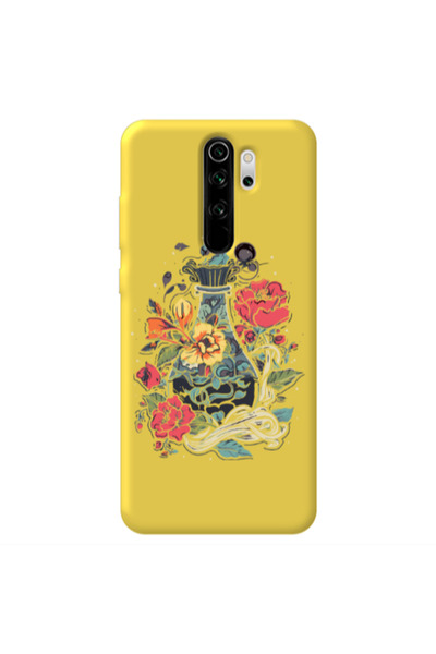 Other Xiaomi Redmi Note 8 Pro Magic vase Yellow Colored Silicone TPU Θήκη