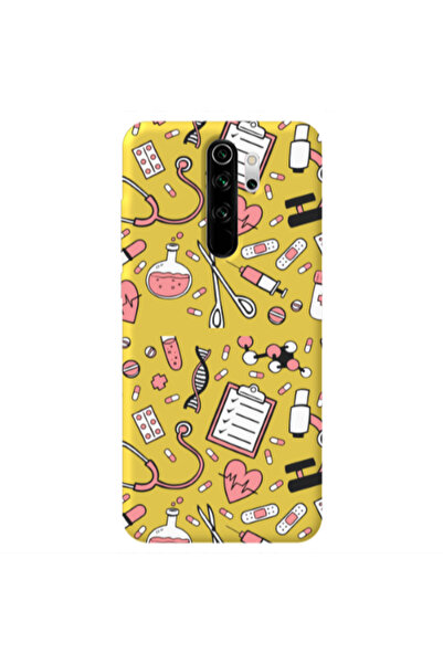 Other Xiaomi Redmi Note 8 Pro Laboratory Yellow Colored Silicone TPU Θήκη
