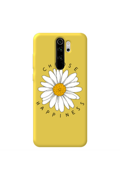 Other Xiaomi Redmi Note 8 Pro Chose Happines Yellow Colored Silicone TPU Θήκη