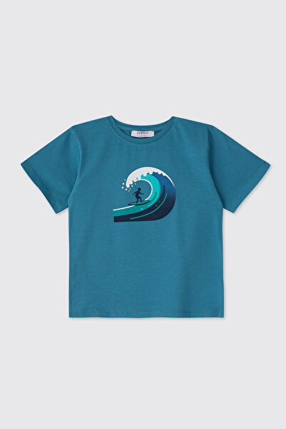 Panço Baby Girl Indigo T-Shirt