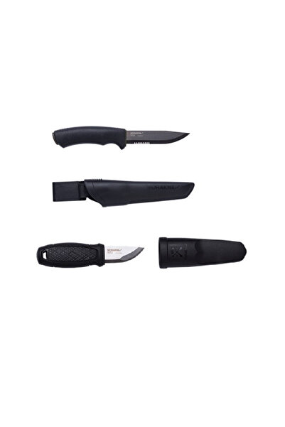 Morakniv Set de 2 cuțite de bushcraft și camping