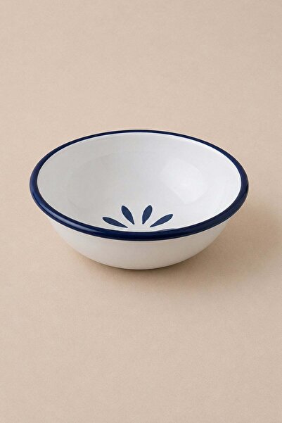 Barine Small Fish Patterned Enamel Bowl 26 × 9 cm