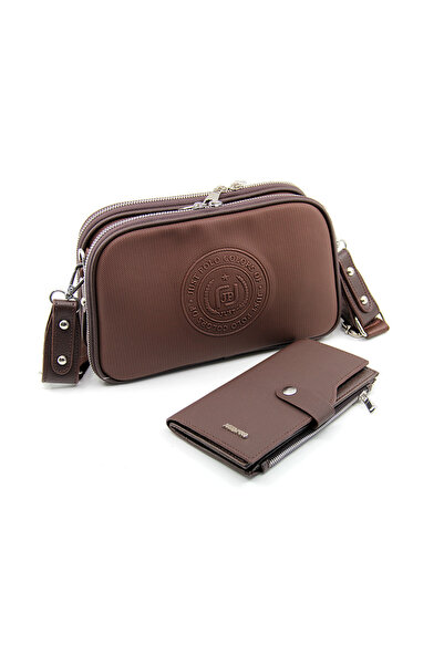 Just Polo Montero Women's Shoulder Bag Double Zipper Multi-Compartment Wallet...