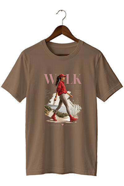 WİDİ Hiking Themed Trekking Printed T-Shirt Sports T-Shirt