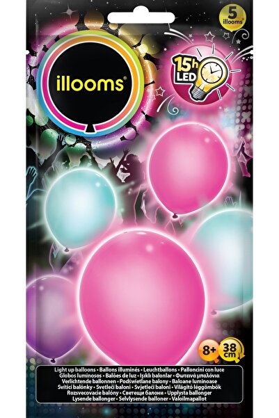 GIOCHI PREZIOSI Illooms Φωτεινά Μπαλόνια Κοριτσίστικα Σετ 5 τεμαχίων