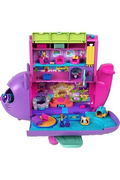 mattel Πόλι Πόκετ Κίτι Έαργουεϊς Σετ Παιχνιδιού Αεροπλάνου Κίτι με Κούκλες (H...