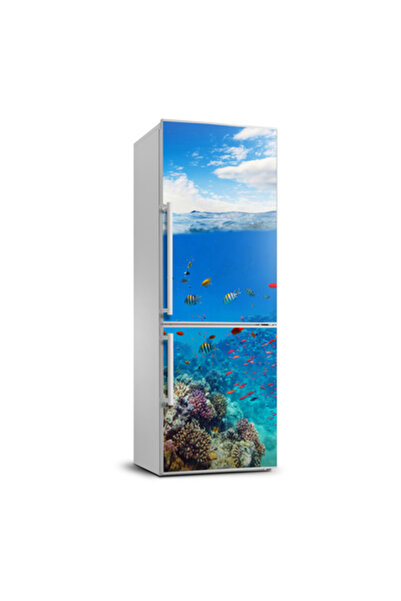 Decormat Autocolant frigider acasa recif de corali 60 x 180 cm