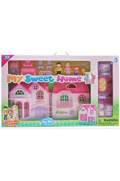 Blue Toys Σετ παιχνιδιού Βίλα με Φως Το Σπίτι μου της Ευτυχίας (MKL411836)