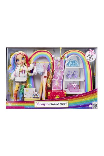 MGA Entertainment Ρέινμποου Χάι: Το Σετ Ντουλάπας Ουράνιου Τόξου της Αμάγια (...