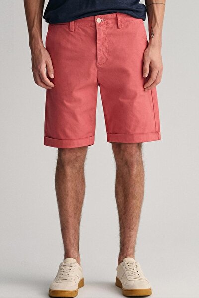 Gant Men's Regular Fit Allister Sunfaded Chino Bermuda Shorts Erkek Kanvas Be...