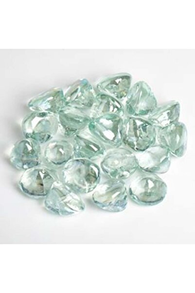 SHOPIENS Pietre decorative transparente din sticlă strălucitoare 340 g